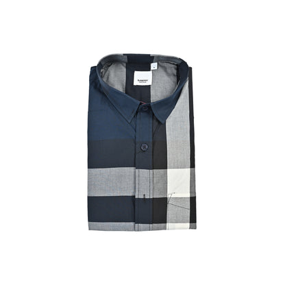 Burberry plaid classic element short-sleeved shirt