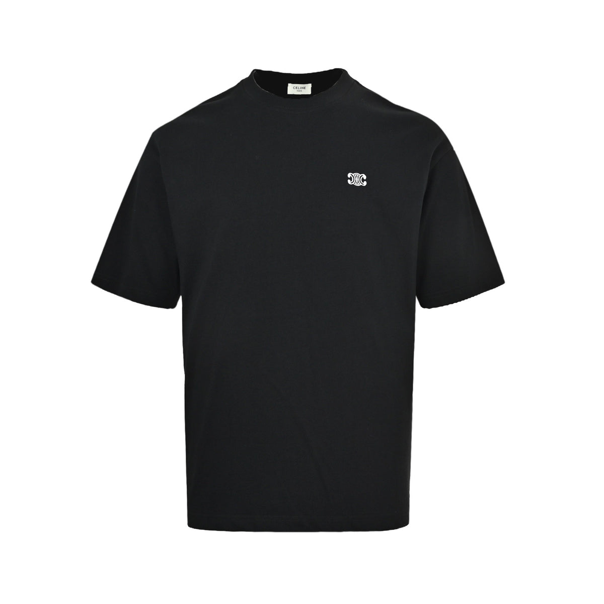 Celine classic Arc de Triomphe embroidered short sleeves