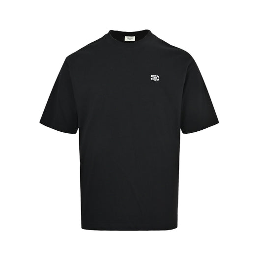 Celine classic Arc de Triomphe embroidered short sleeves