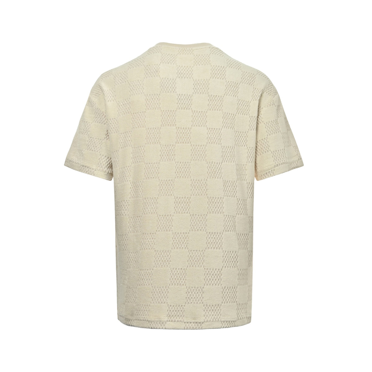 Louis Vuitton checkerboard drawstring terry short sleeves