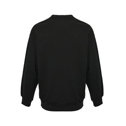 Fendi 25Fw dark pattern double F three-dimensional embossed round neck sweatshirt