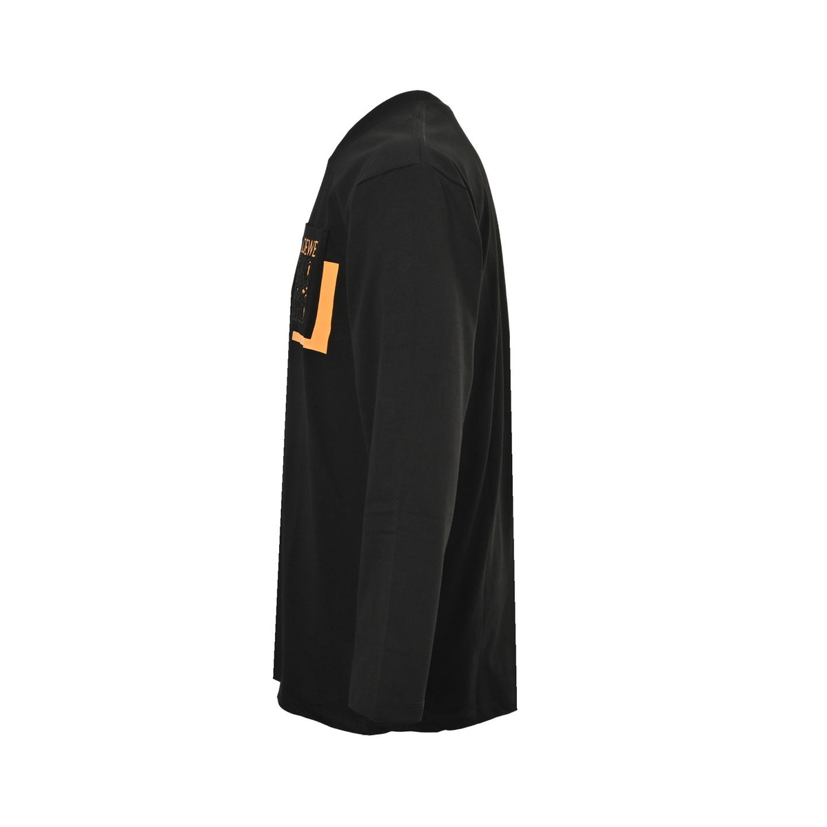 Loewe/Luoyiwei 25Fw hollow logo logo overlapping pockets long-sleeved T
