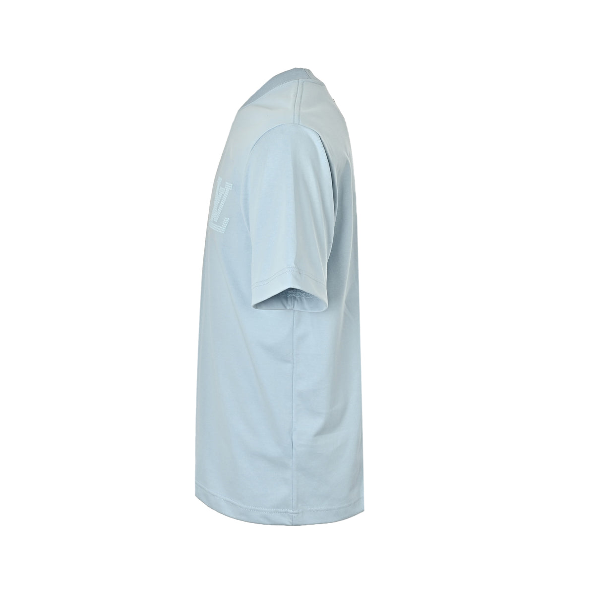 Louis Vuitton chest logo three-dimensional embroidery round neck short sleeves