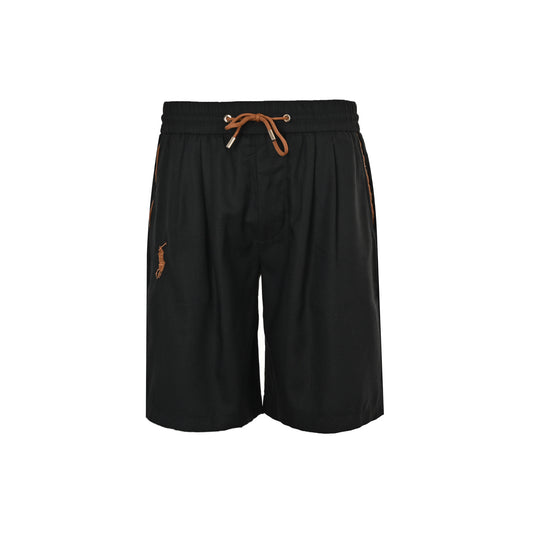 Ralph Lauren war horse embroidered Tencel linen casual shorts