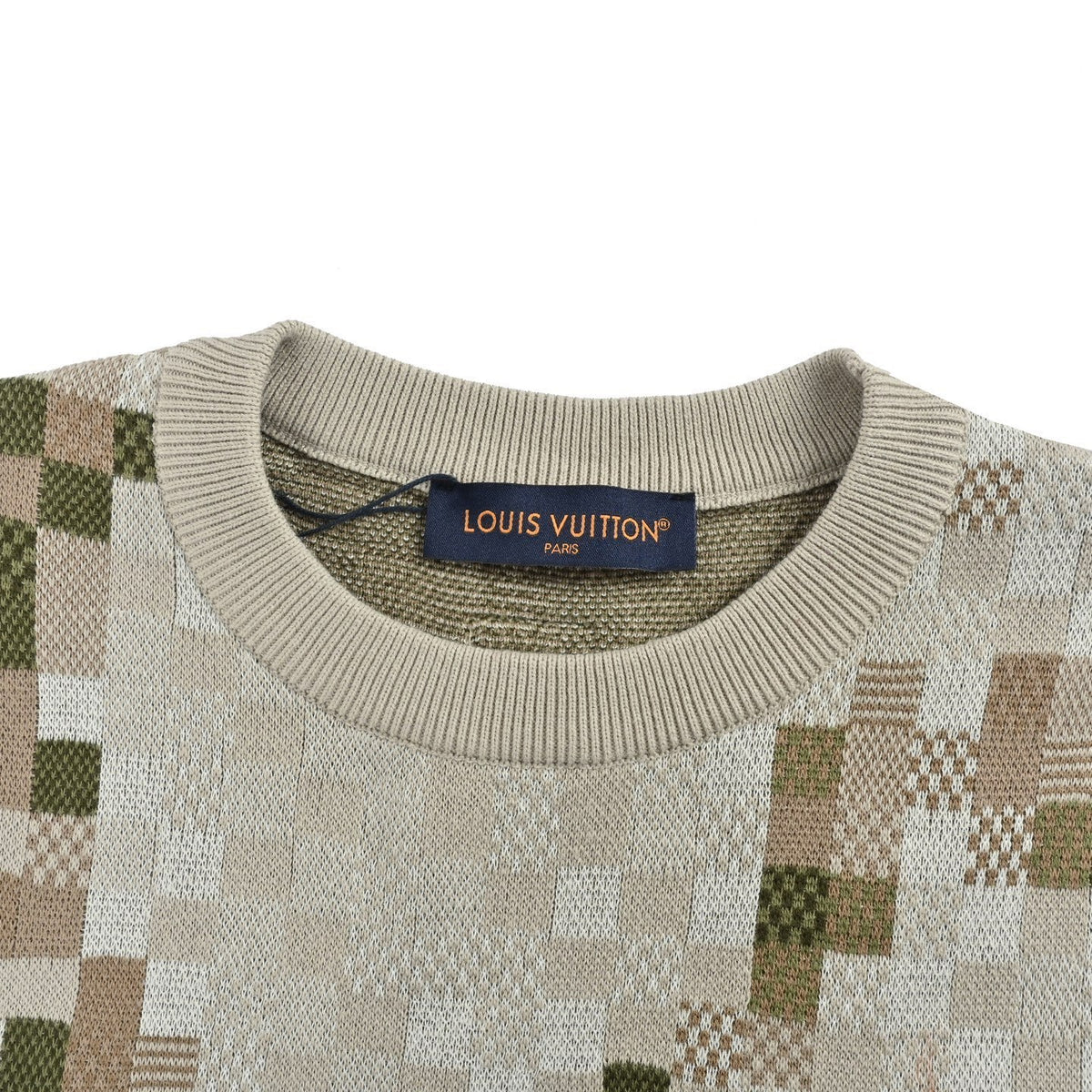Louis Vuitton 25Fw Year of the Snake limited mosaic jacquard sweater