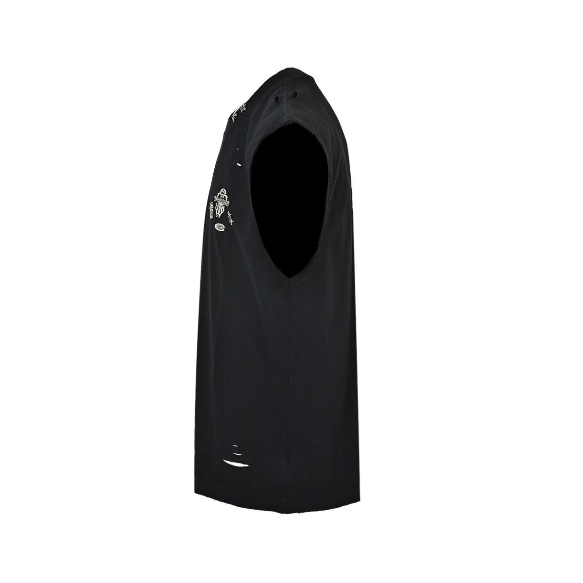Chrome Hearts/Chrome Heart Iron Label Hole Sleeveless Vest