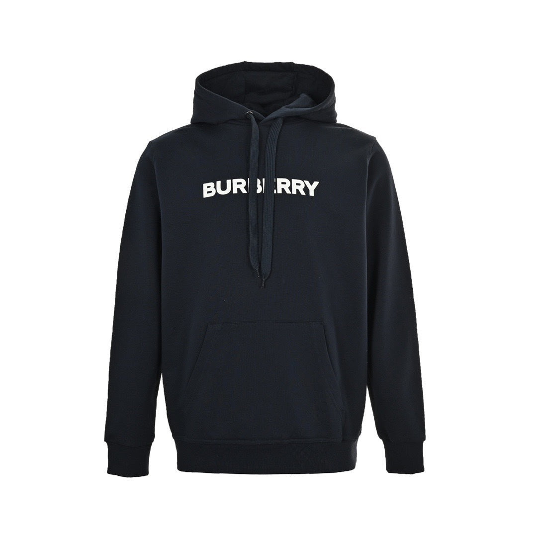 Burberry classic letter print hooded sweatshirt