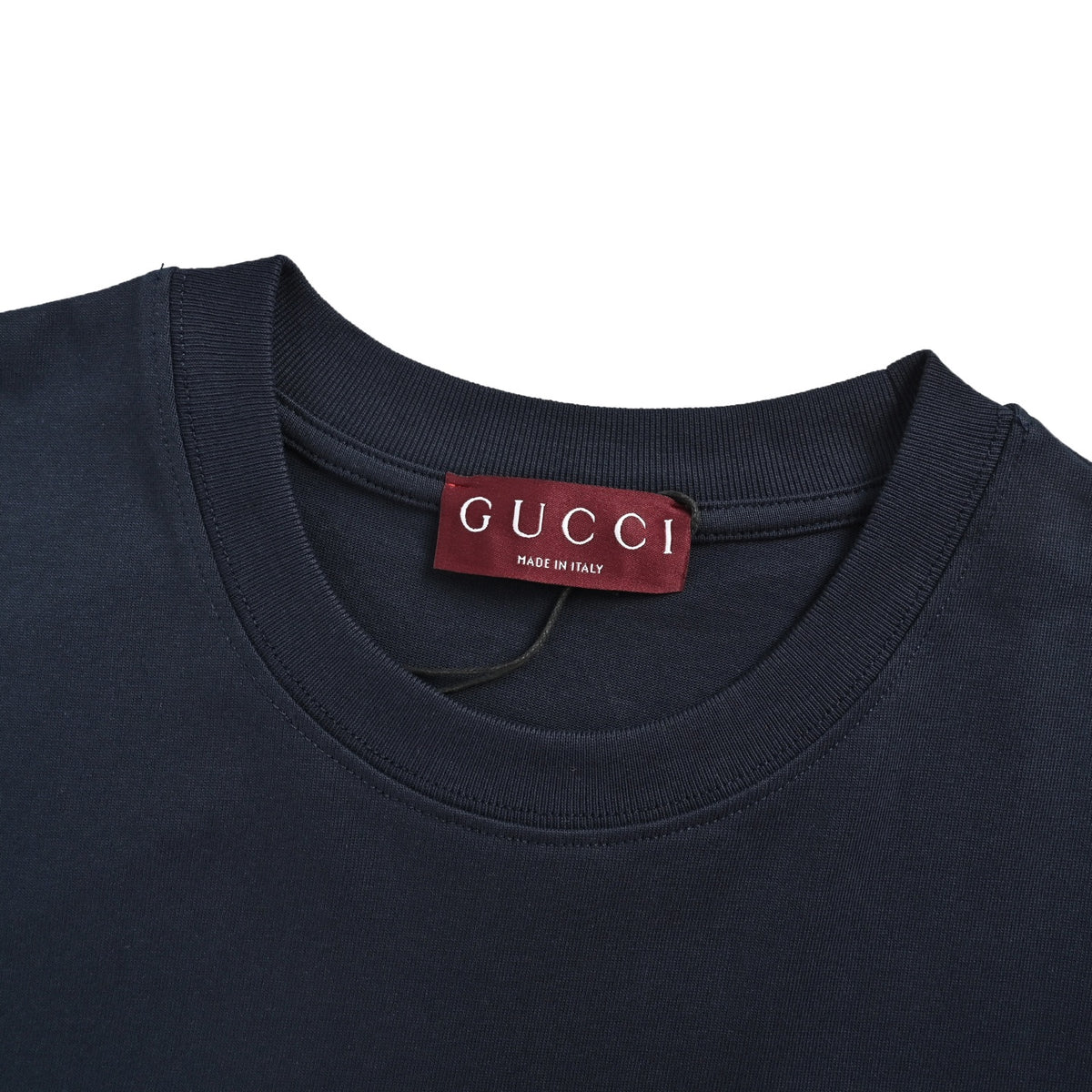 Gucci letter embroidery multi-label printed short sleeves