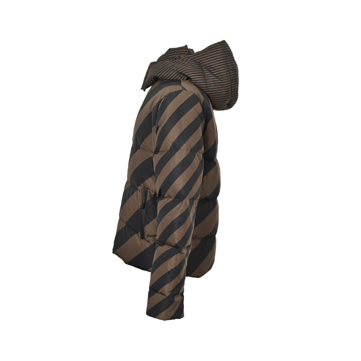 Fendi FF presbyopic reversible hooded down jacket