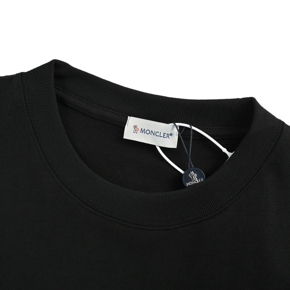 Moncler/Mask 26ss color block embroidered logo short sleeves