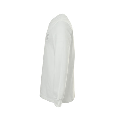 Loewe/Loewei 25Fw long-sleeved T-shirt with contrasting embroidery of chest logo letters