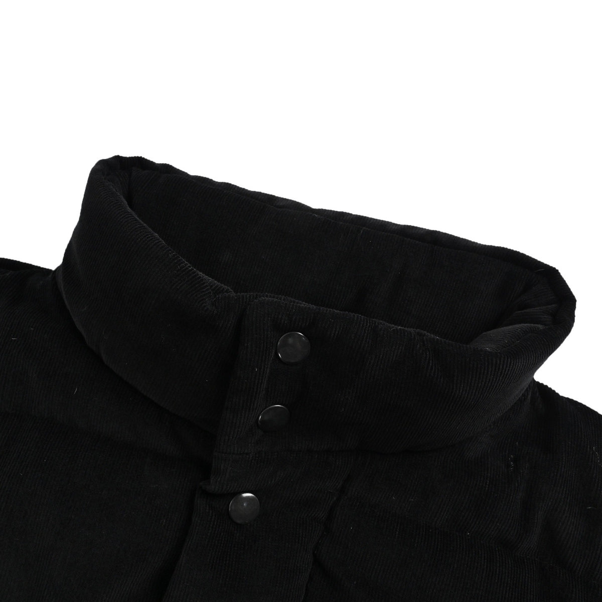 Prada 25Fw triangle logo detachable corduroy stand collar down jacket