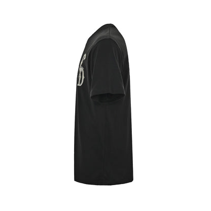 Dior 24ss gold thread embroidered CD short sleeves