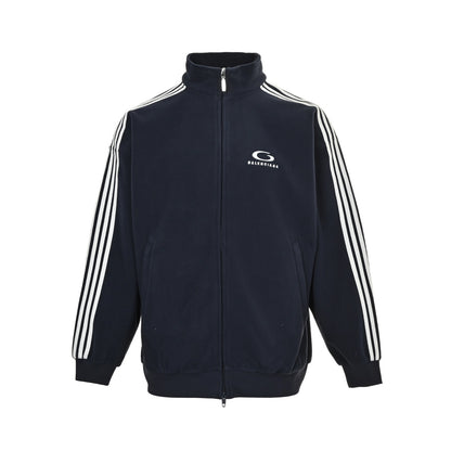 Balenciaga/Balanciaga five-bar circle embroidery suit polar fleece jacket