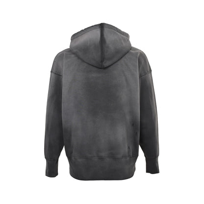 SAINT MICHAEL 25Fw SAAA printed hooded sweatshirt