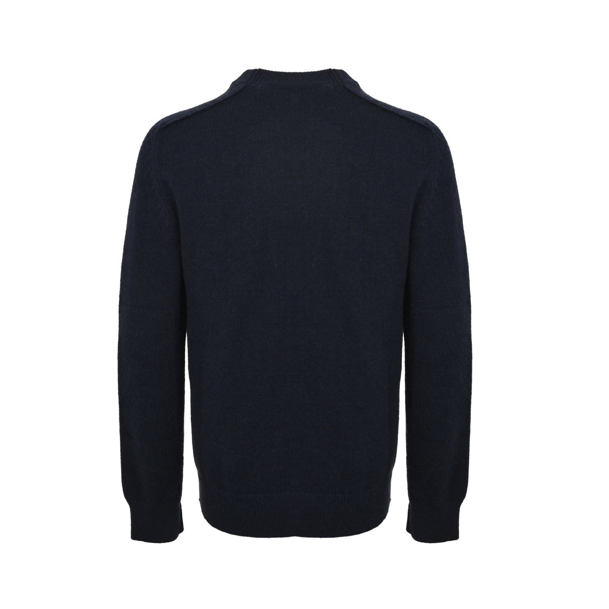 Burberry hem war horse solid color splicing cashmere round neck knitted sweater