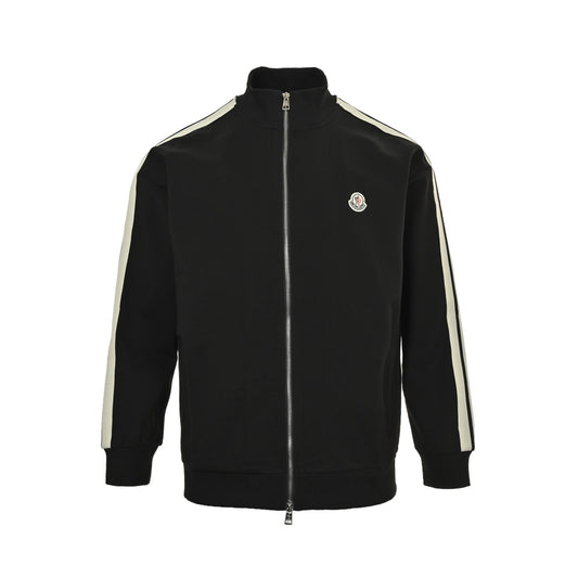 Moncler/Mask 25Fw classic arm webbing zipper jacket