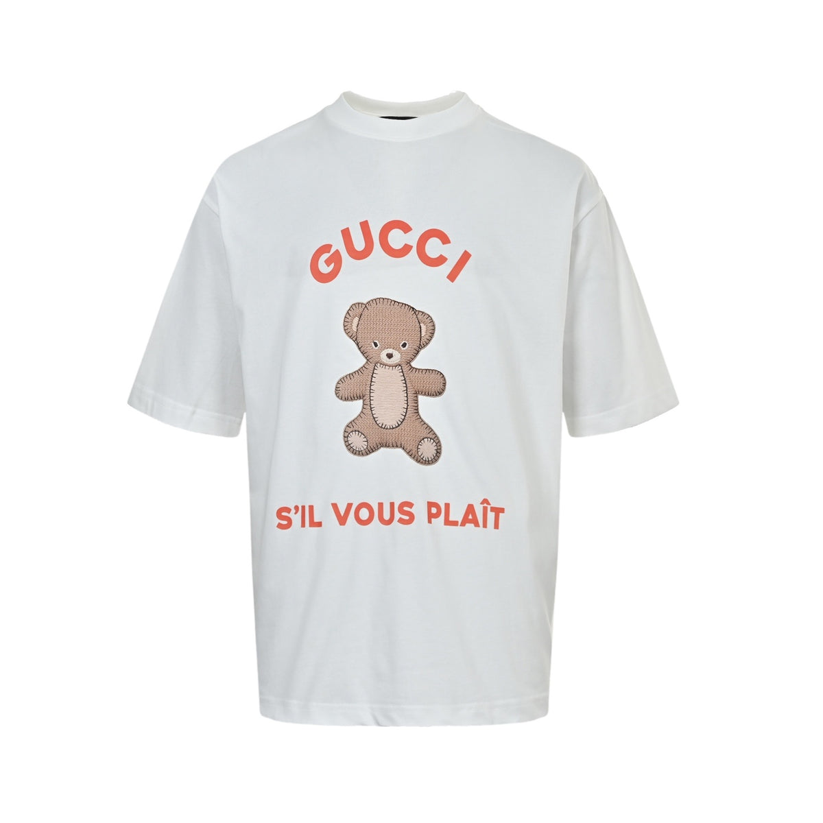 Gucci bear print short sleeves