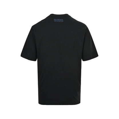 Balenciaga browser lettering printed short sleeves