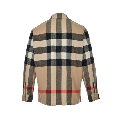 Burberry 22Fw large plaid shirt jacket