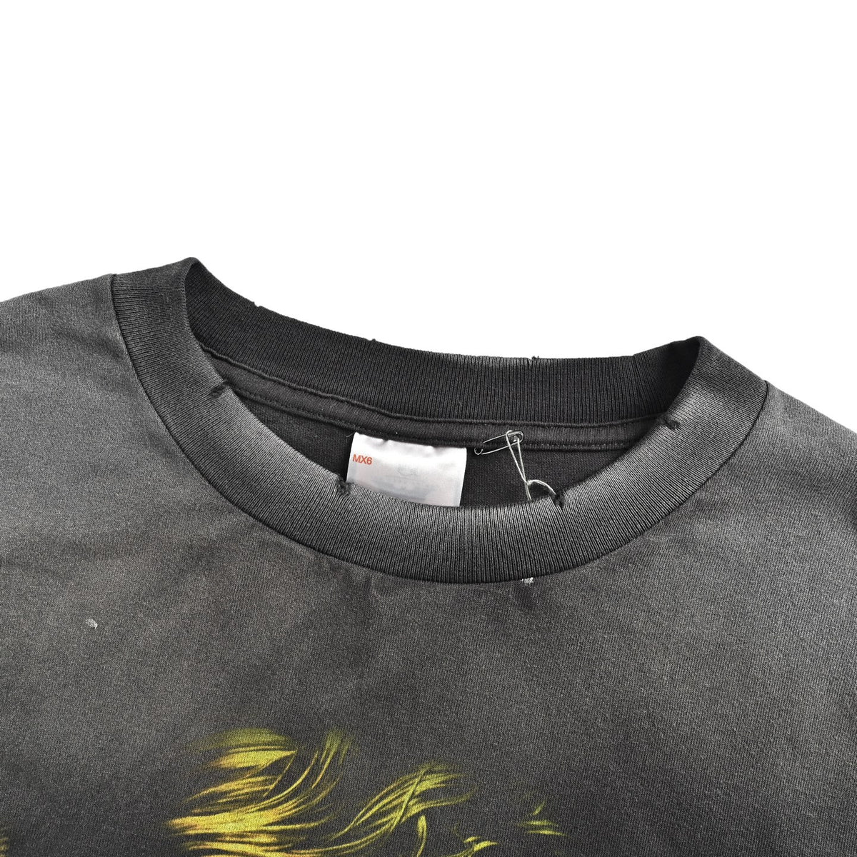 SAINT MICHAEL 25ss clown portrait print short sleeves