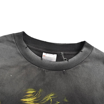 SAINT MICHAEL 25ss clown portrait print short sleeves