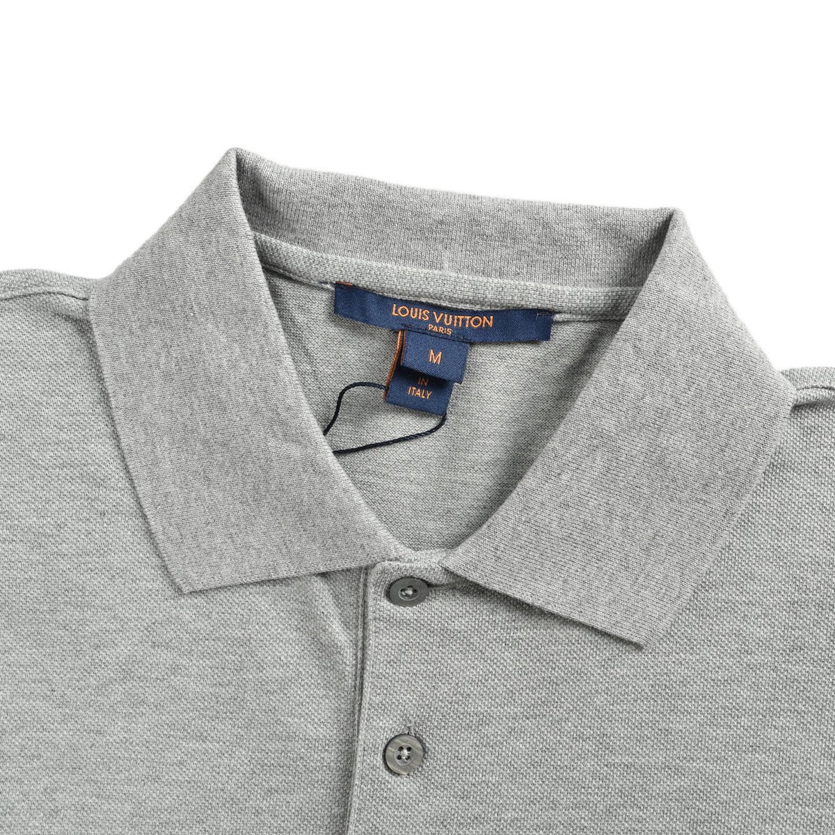 Louis Vuitton classic embroidered letter small label Polo short sleeves