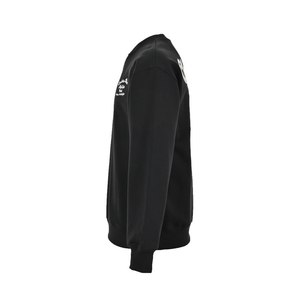 Dior 23Fw front and back signature letter embroidered crew neck sweatshirt