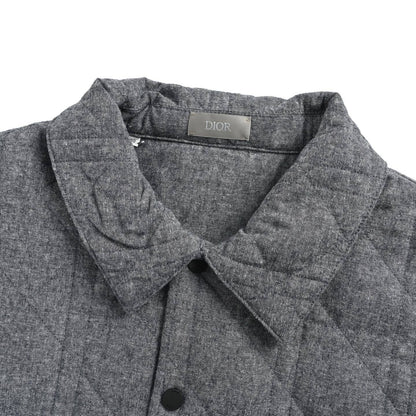 Dior leather patch rhombus cotton jacket