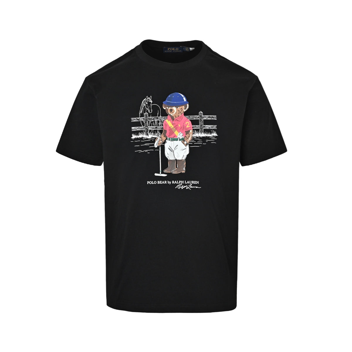 Ralph Lauren polo bear printed short sleeves