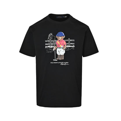 Ralph Lauren polo bear printed short sleeves
