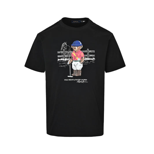 Ralph Lauren polo bear printed short sleeves