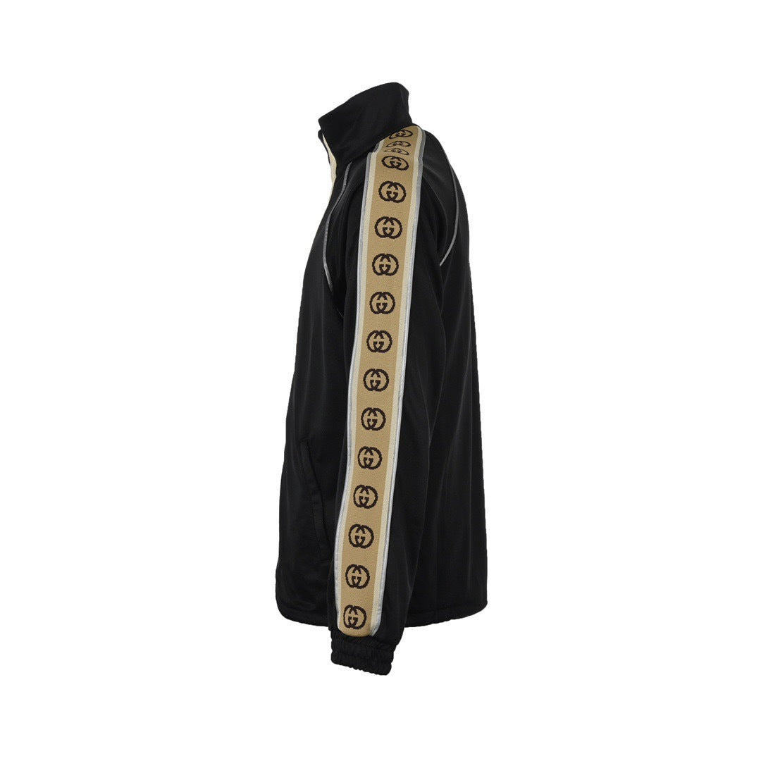 Gucci classic side double G reflective webbing suit jacket