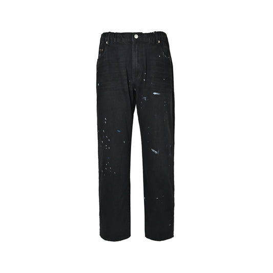 MAISONMARGIELA/Maggiela splash-ink elastic jeans