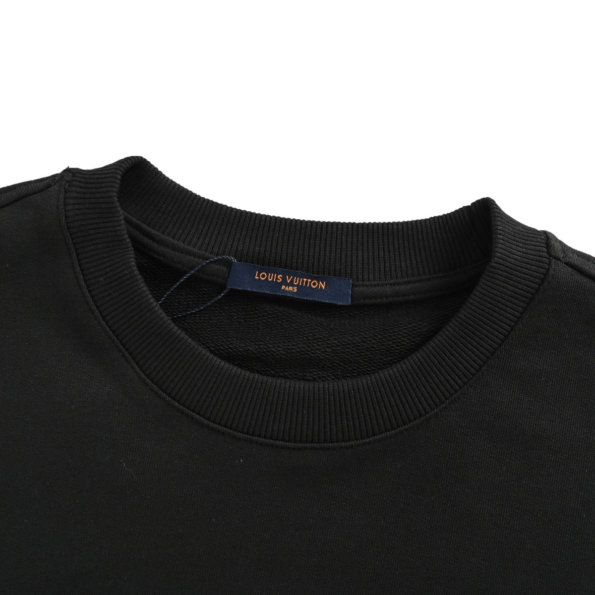 Louis Vuitton 25Fw chest four-flower embroidery crew neck sweatshirt