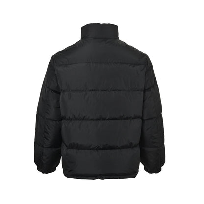 Prada triangle cloth mark stand collar down jacket