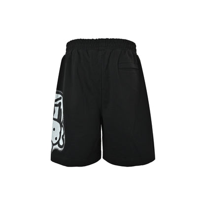 GIVENCHY dog ​​head print shorts