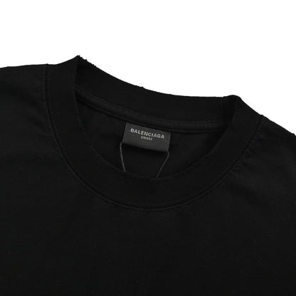 Balenciaga 25ss night scene printed short sleeves