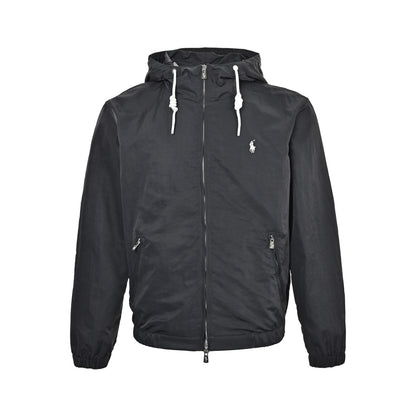 Ralph Lauren embroidered horse logo hooded jacket