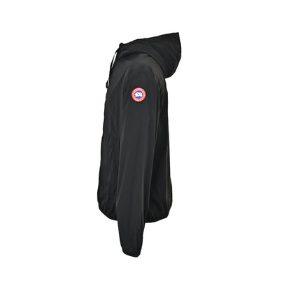 CANADA GOOSE Canada Goose small logo patch hooded windproof jacket