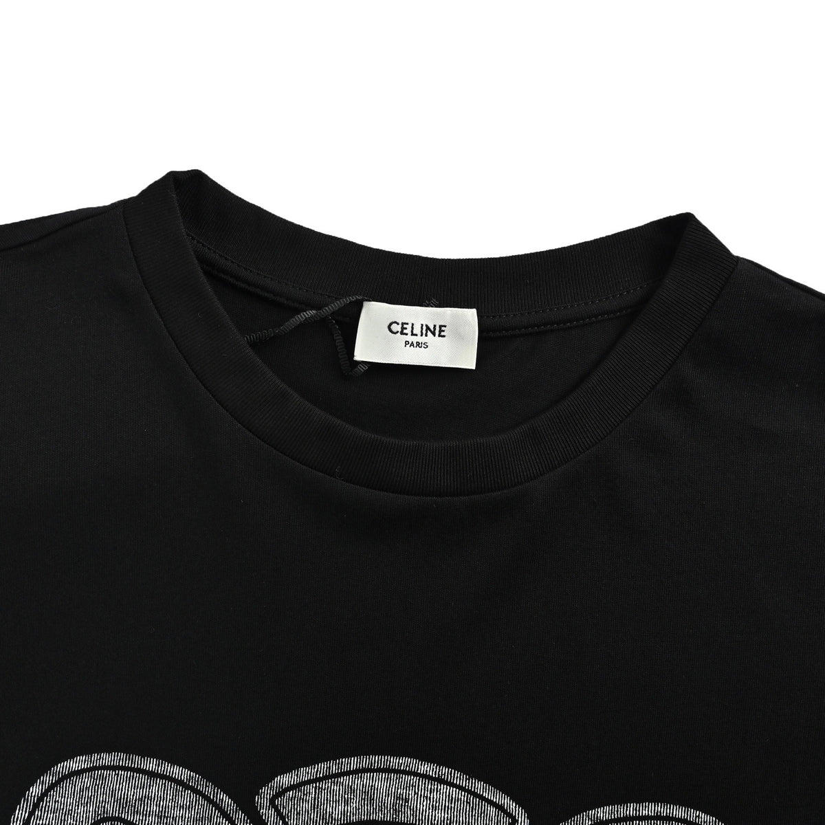 Celine large Arc de Triomphe printed short sleeves on the chest
