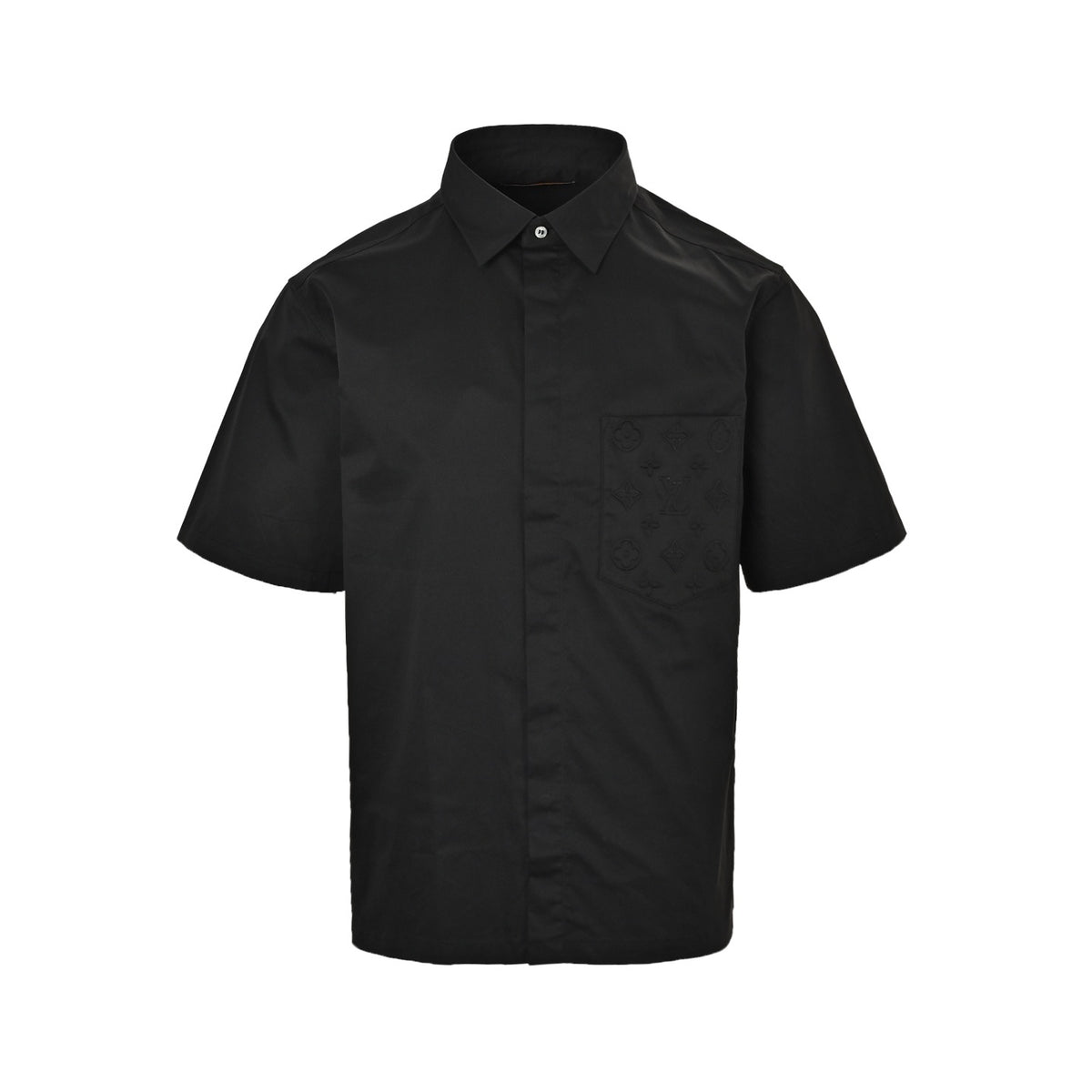 Louis Vuitton 26ss pocket presbyopic embossed short-sleeved shirt