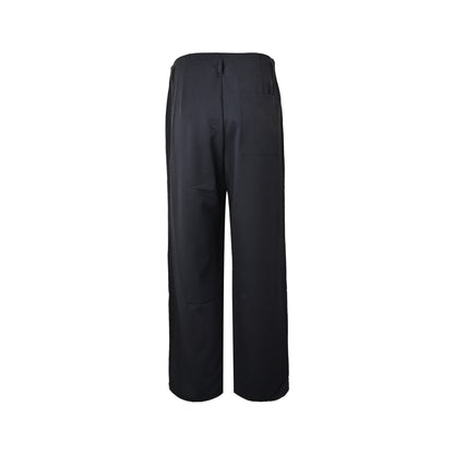 Loewe/Luo Yiwei 26ss leather brand pocket casual trousers