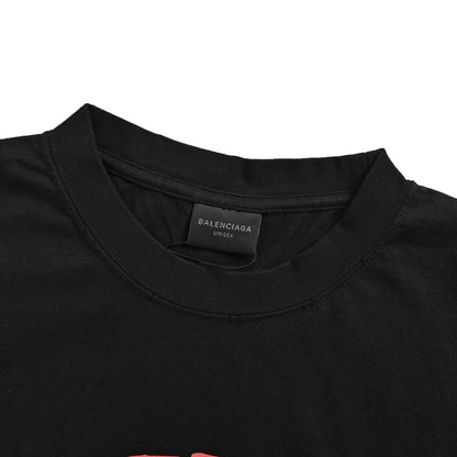 Balenciaga scissor foam printed short sleeves