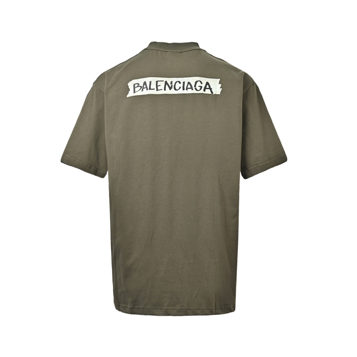 Balenciaga 26ss tape label short sleeves