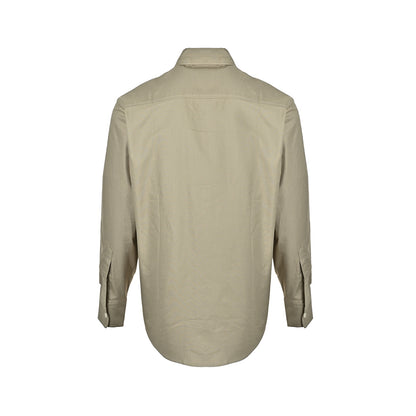 Ami Paris pocket heart embroidered shirt
