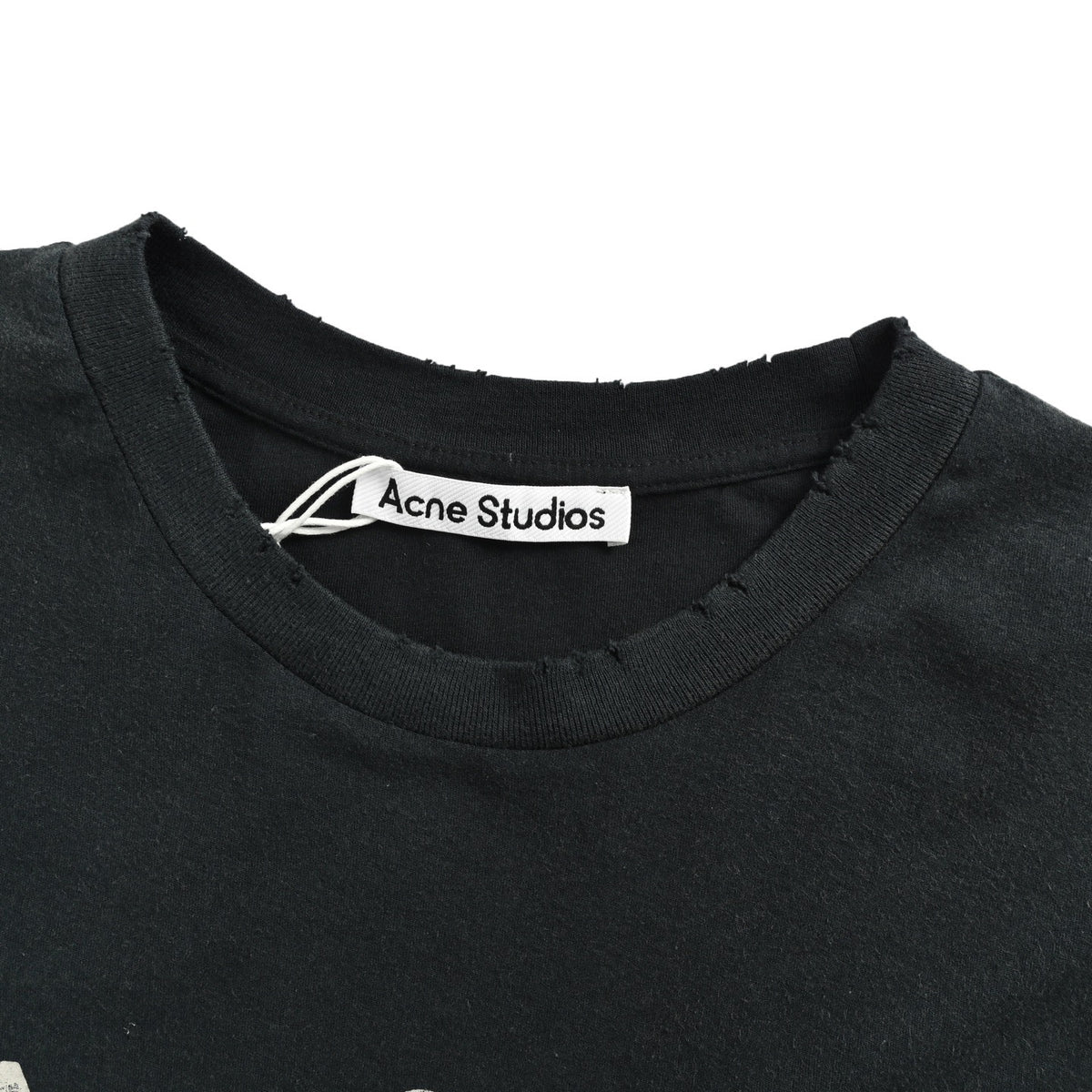 Acne Studios 1996 letter print distressed short sleeves