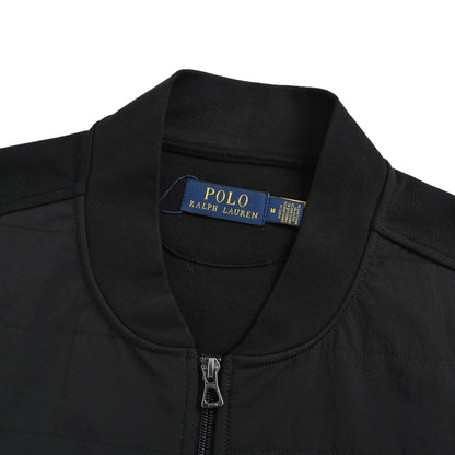 Ralph Lauren embroidered logo patchwork bomber jacket