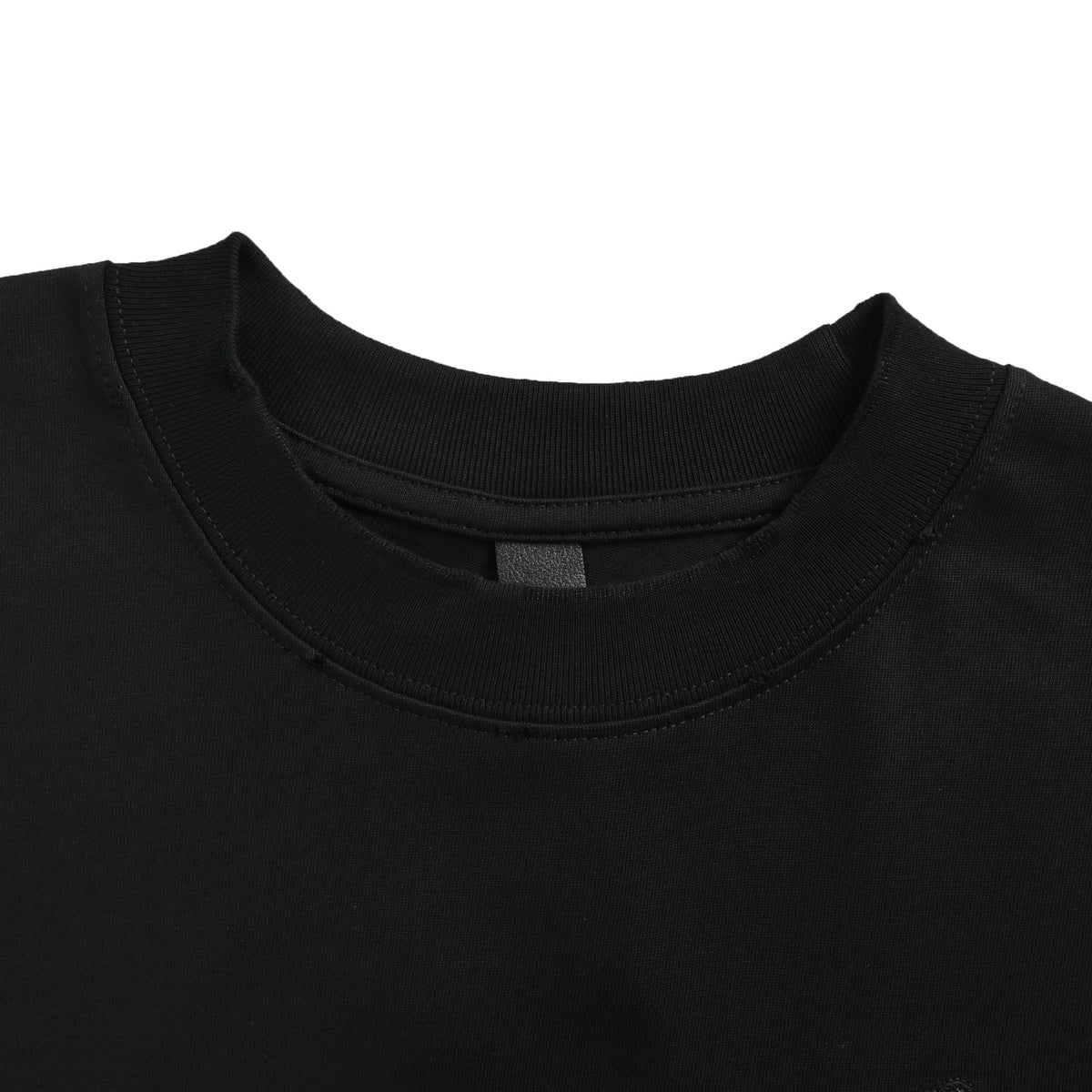 Chrome Hearts/Chrome Heart Leather Label Cross Hardware Hole Short Sleeves