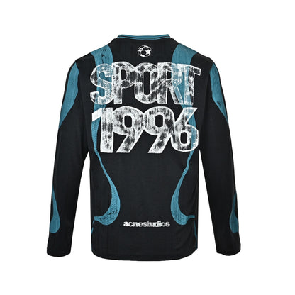 Acne Studios World Cup Graffiti Jersey Long Sleeve T-Shirt